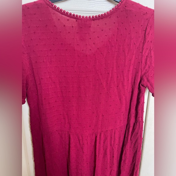 Knox Rose Short Sleeve V Neck Textured Dress Size XS - Picture 7 of 8
